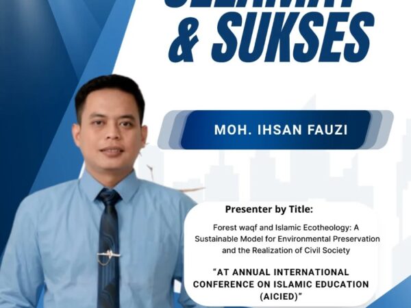 Dosen Fakultas Syariah IAIRM Ngabar Presentasikan Kajian Wakaf Hutan pada AICIED 2025