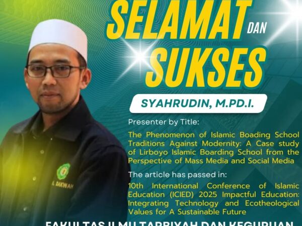 Dosen Dakwah IAIRM Ngabar Lolos Konferensi Internasional ICIED 2025, Angkat Dinamika Pesantren di Era Media Digital