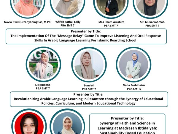 Their Article Has Passed In 5th ANNUAL VIRTUAL CONFERENCE OF EDUCATION AND SCIENCE (AVES) Science And Islamic Worldview In Education: Pathways To Sustainability And Climate Responsibility  UNIVERSITAS ISLAM NEGERI KIAI AGENG MUHAMMAD BESARI PONOROGO FAKULTAS TARBIYAH DAN ILMU KEGURUAN  TARBIYAH EXCELLENT JAIRM NGABAR PONOROGO