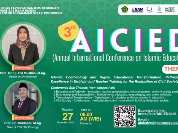 Dosen Dakwah IAIRM Ngabar Soroti Integrasi Nilai Religius dalam Pembentukan Karakter Siswa pada AICIED 2025