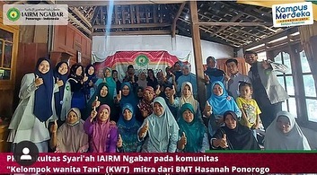 Fakultas Syariah IAIRM Ngabar Laksanakan PKM Bersama Kelompok Wanita Tani Desa Sukorejo