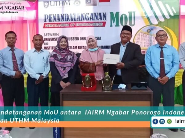 IAIRM Ngabar dan Universiti Tun Hussein Onn Malaysia Resmi Jalin Kerja Sama Internasional