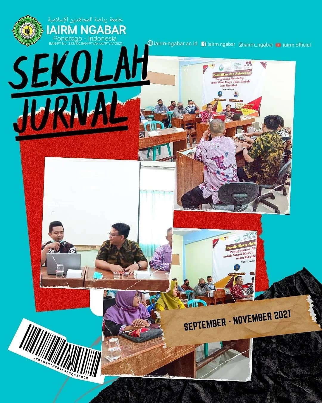 IAIRM Ngabar Selenggarakan “Sekolah Jurnal” untuk Penguatan Publikasi Ilmiah Dosen dan Pengelola Jurnal